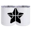 10 oz. White Stainless Steel Short Tumbler Thumbnail