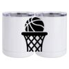 10 oz. White Stainless Steel Short Tumbler Thumbnail