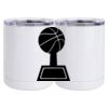 10 oz. White Stainless Steel Short Tumbler Thumbnail