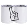 10 oz. White Stainless Steel Short Tumbler Thumbnail