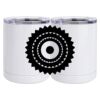 10 oz. White Stainless Steel Short Tumbler Thumbnail