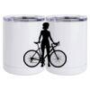 10 oz. White Stainless Steel Short Tumbler Thumbnail