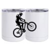 10 oz. White Stainless Steel Short Tumbler Thumbnail