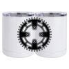 10 oz. White Stainless Steel Short Tumbler Thumbnail