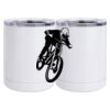 10 oz. White Stainless Steel Short Tumbler Thumbnail