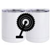 10 oz. White Stainless Steel Short Tumbler Thumbnail