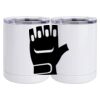 10 oz. White Stainless Steel Short Tumbler Thumbnail
