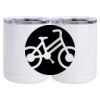10 oz. White Stainless Steel Short Tumbler Thumbnail