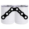 10 oz. White Stainless Steel Short Tumbler Thumbnail