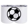 10 oz. White Stainless Steel Short Tumbler Thumbnail