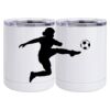 10 oz. White Stainless Steel Short Tumbler Thumbnail
