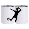 10 oz. White Stainless Steel Short Tumbler Thumbnail