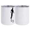 10 oz. White Stainless Steel Short Tumbler Thumbnail