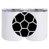 10 oz. White Stainless Steel Short Tumbler Thumbnail