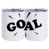 10 oz. White Stainless Steel Short Tumbler Thumbnail