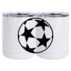 10 oz. White Stainless Steel Short Tumbler Thumbnail