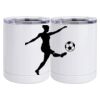 10 oz. White Stainless Steel Short Tumbler Thumbnail