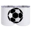 10 oz. White Stainless Steel Short Tumbler Thumbnail