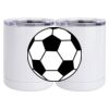 10 oz. White Stainless Steel Short Tumbler Thumbnail