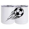 10 oz. White Stainless Steel Short Tumbler Thumbnail