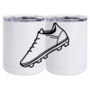 10 oz. White Stainless Steel Short Tumbler Thumbnail