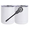 10 oz. White Stainless Steel Short Tumbler Thumbnail