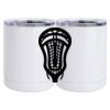 10 oz. White Stainless Steel Short Tumbler Thumbnail