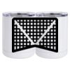 10 oz. White Stainless Steel Short Tumbler Thumbnail