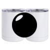 10 oz. White Stainless Steel Short Tumbler Thumbnail