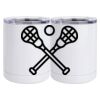 10 oz. White Stainless Steel Short Tumbler Thumbnail