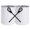 10 oz. White Stainless Steel Short Tumbler Thumbnail
