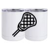 10 oz. White Stainless Steel Short Tumbler Thumbnail