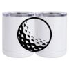 10 oz. White Stainless Steel Short Tumbler Thumbnail