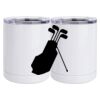 10 oz. White Stainless Steel Short Tumbler Thumbnail
