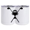 10 oz. White Stainless Steel Short Tumbler Thumbnail