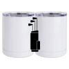 10 oz. White Stainless Steel Short Tumbler Thumbnail