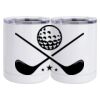 10 oz. White Stainless Steel Short Tumbler Thumbnail
