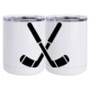 10 oz. White Stainless Steel Short Tumbler Thumbnail