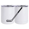 10 oz. White Stainless Steel Short Tumbler Thumbnail