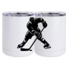 10 oz. White Stainless Steel Short Tumbler Thumbnail