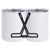 10 oz. White Stainless Steel Short Tumbler Thumbnail