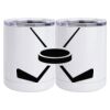 10 oz. White Stainless Steel Short Tumbler Thumbnail