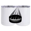 10 oz. White Stainless Steel Short Tumbler Thumbnail