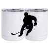 10 oz. White Stainless Steel Short Tumbler Thumbnail