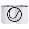 10 oz. White Stainless Steel Short Tumbler Thumbnail
