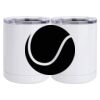 10 oz. White Stainless Steel Short Tumbler Thumbnail
