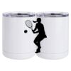 10 oz. White Stainless Steel Short Tumbler Thumbnail