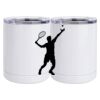 10 oz. White Stainless Steel Short Tumbler Thumbnail