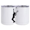 10 oz. White Stainless Steel Short Tumbler Thumbnail