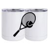 10 oz. White Stainless Steel Short Tumbler Thumbnail